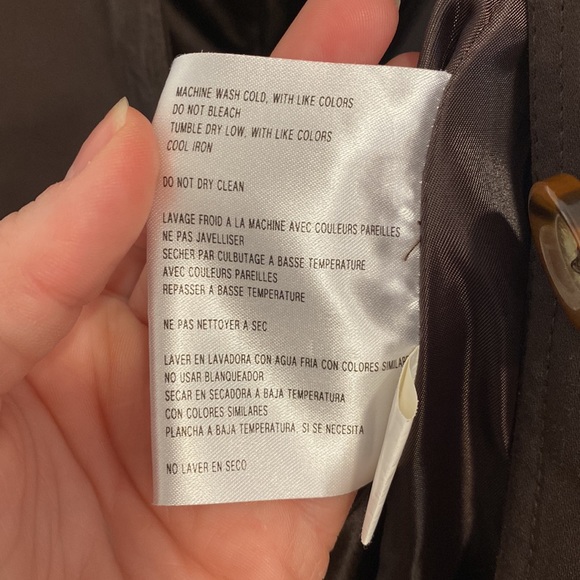 Michael Kors Women’s Rain Trench - chocolate brown, size M - Picture 3 of 6